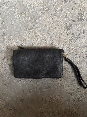 Classic Black Wristlet Clutch